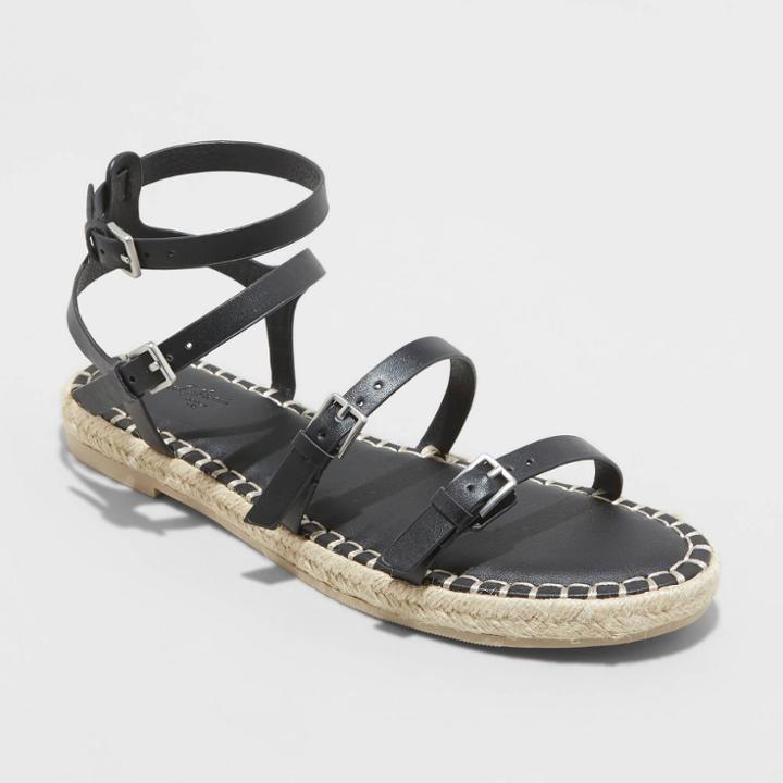 Women's Joann Gladiator Sandals - Universal Thread Black