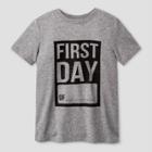 Boys' First Day Of Graphic Short Sleeve T-shirt - Cat & Jack Gray