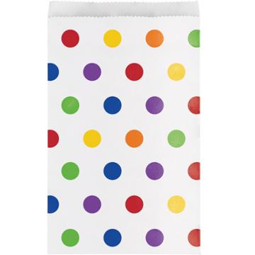 10ct Creative Converting Polka Dot Treat Bags,