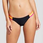 Women's Rainbow Elastic Hipster Bikini Bottom - Xhilaration Black