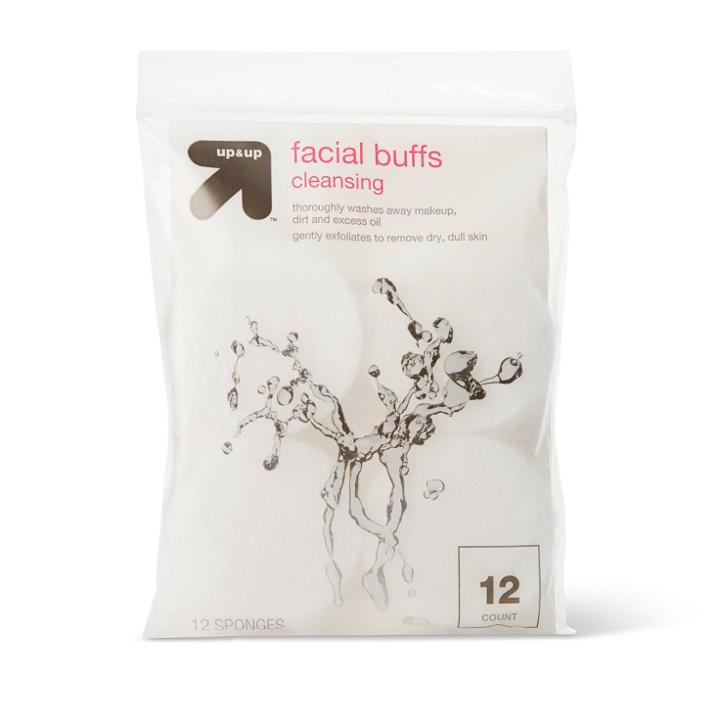 Facial Buff Sponges - 12ct - Up & Up