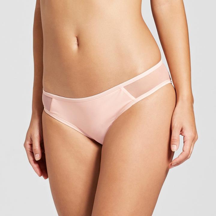 Women's Mesh Hipster Bikini Bottom - Xhilaration Blush