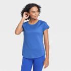 Women's Essential Crewneck Short Sleeve T-shirt - All In Motion Cobalt