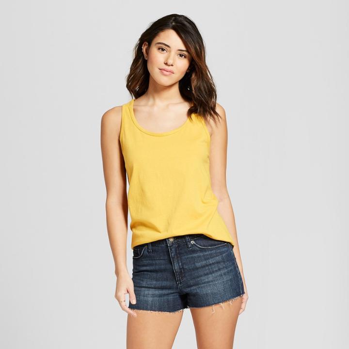 Women's Lafayette Knit Tank - Universal Thread Gold