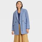 Women's Top Overcoat - A New Day Blue