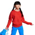 Kids' Textured Sweater - Lego Collection X Target Red