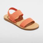 Women's Adelaide Elastic Ankle Strap Sandals - Universal Thread Orange