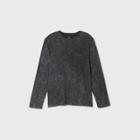 Men's Relaxed Fit Long Sleeve T-shirt - Original Use Black