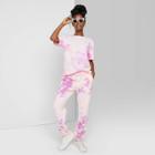 Women's High-rise Vintage Jogger Pants - Wild Fable Purple Tie-dye