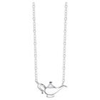 Disney Sterling Silver Genie Lamp Necklace Silver (18.33), Women's