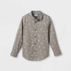 Boys' Flannel Button-down Long Sleeve Shirt - Cat & Jack
