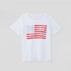 Women's Plus Size Flag Short Sleeve Graphic T-shirt - Grayson Threads (juniors') - White