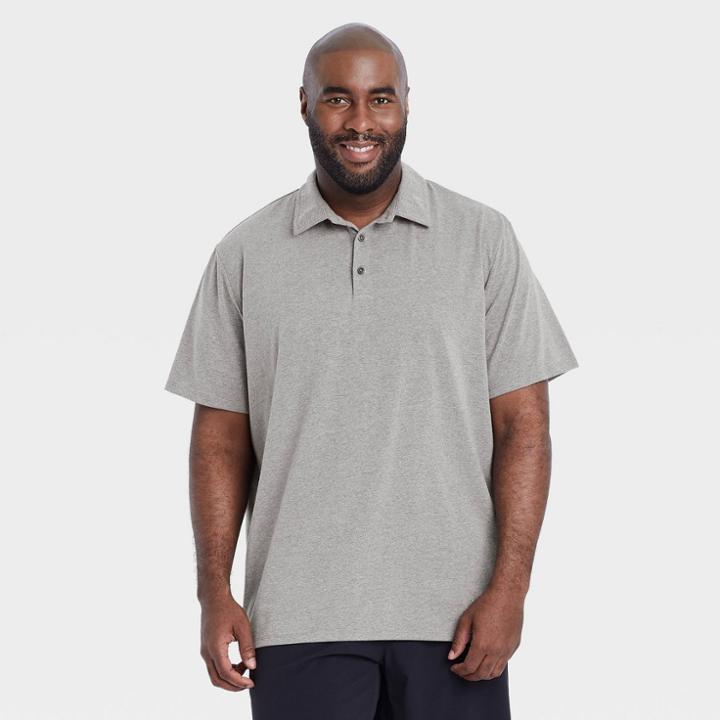 All In Motion Men's Short Sleeve Polo Shirt - All In