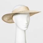 Women's Open Weave Visor Hat - Universal Thread Natural, Women's, Size: