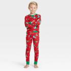Kids' Holiday Dino Print Matching Family Pajama Set - Wondershop Red