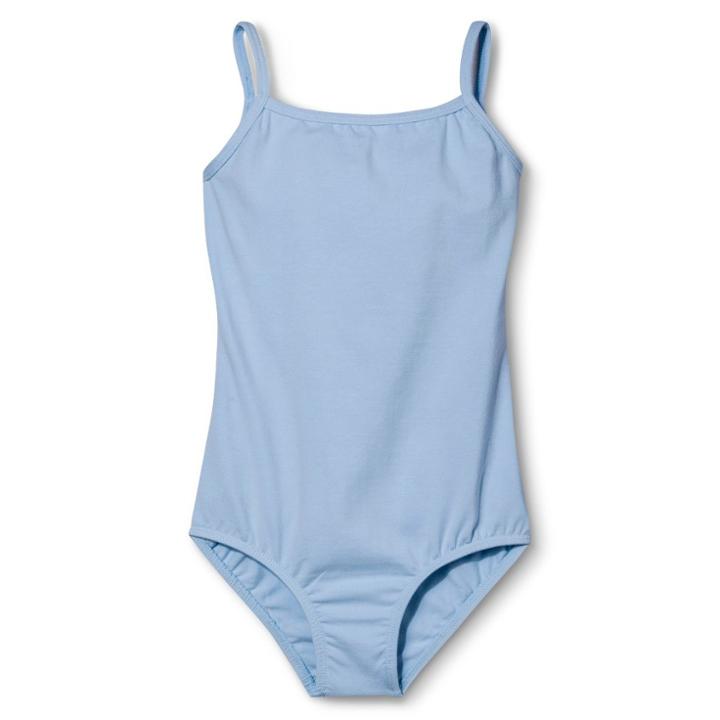Danz N Motion By Danshuz Girls' Leotard - Lt Blue 4-6, Girl's, Size: