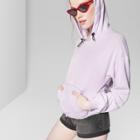 Women's Pullover Hoody With Faux Fur Kanga Pocket - Wild Fable Purple