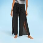 Kona Sol Women's Tie Waist Beach Cover-up Pants - Kona