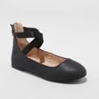 Girls' Drina Ballet Flats - Cat & Jack Black