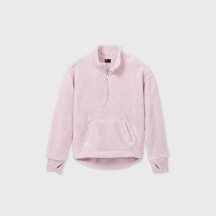 All In Motion Girls' Sherpa 1/4 Zip Pullover - All In