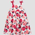 Toddler Girls' 4th Of July Strawberry Dress - Just One You Made By Carter's White/red 2t, Girl's, Red Pink White