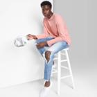 Adult Regular Fit Long Sleeve Crewneck T-shirt - Original Use Pink