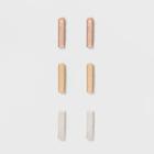 Target Small Smooth Bars Earring Set 3ct - Universal Thread,