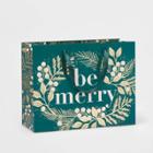 Vogue Be Merry Christmas Gift Bag - Wondershop , Green