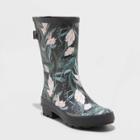 Women's Vicki Rubber Boots - A New Day Black