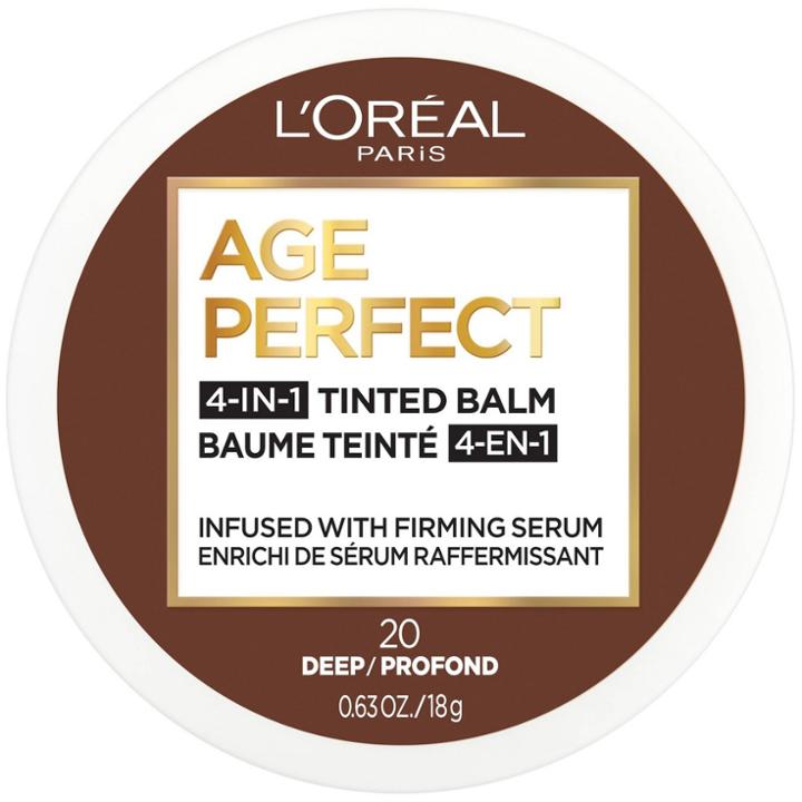 L'oreal Paris Age Perfect 4-in-1 Tinted Face Balm Foundation - Deep 20