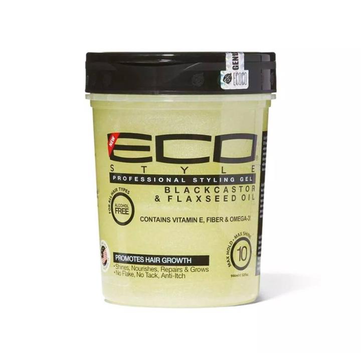 Ecoco Black Castor And Flaxseed Oil Styling Gel