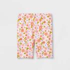 Girls' Floral Mid-length Bike Shorts - Cat & Jack Fresh White