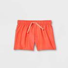 Baby Boys' Solid Swim Shorts - Cat & Jack Neon Orange