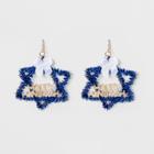 Target Happy Hanukkah Holiday Earrings - Blue
