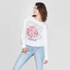 Women's Iconic Long Sleeve Cropped T-shirt - Grayson Threads (juniors') - White