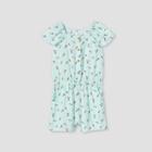 Girls' Printed Short Sleeve Woven Romper - Cat & Jack Cherries Mint L Plus, Cherries Green