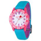 Target Girls' Red Balloon Pink Plastic Time Teacher Watch - Blue