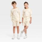 Kids' Long Sleeve T-shirt - Cat & Jack Beige