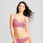 Women's Shore Light Lift Wrap Bikini Top - Shade & Shore Pink Multi