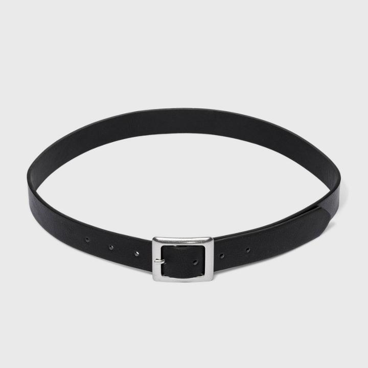 Women's Square Buckle Belt - Universal Thread Black