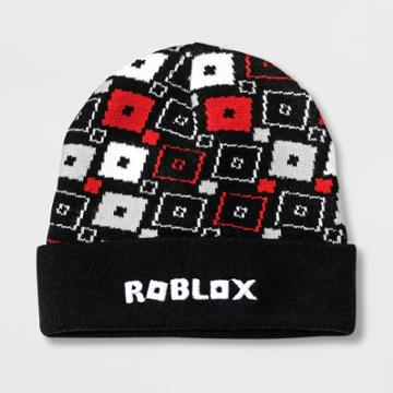 Boys' Roblox Cuffed Beanie - Black