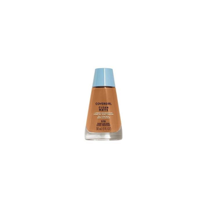 Covergirl Clean Matte Lmu Foundation - 570 Deep Golden
