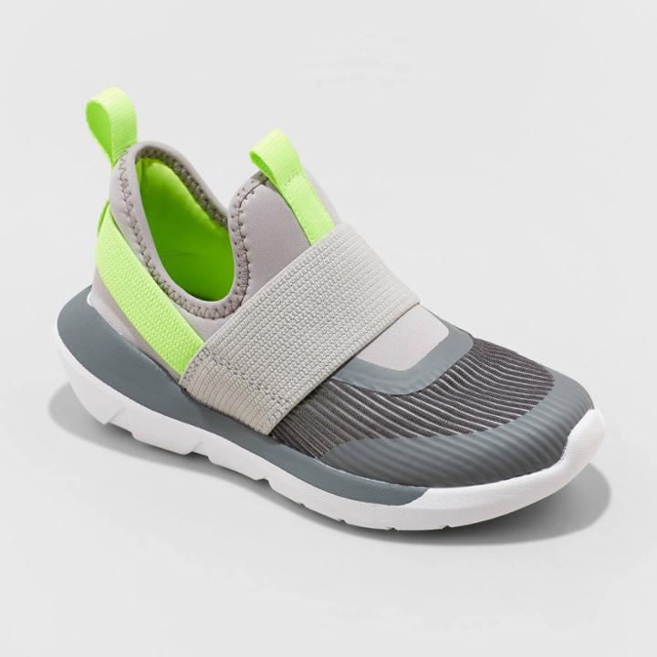 Boys' Performance Apparel Sneakers - All In Motion Gray/lime