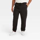Men's Tall Canvas Cargo Jogger Pants - Goodfellow & Co Charcoal Gray