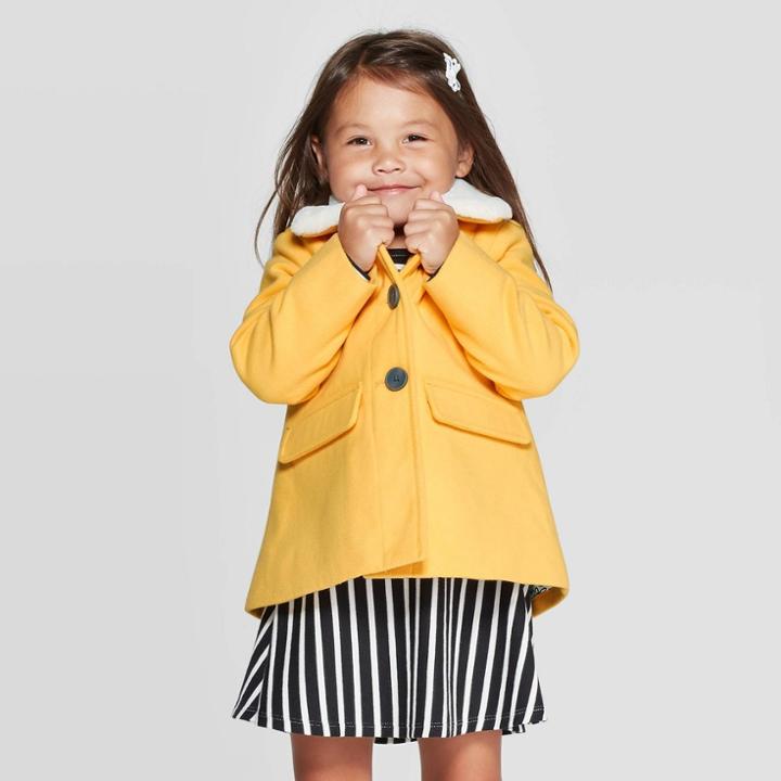 Toddler Girls' Fashion Jacket - Cat & Jack Yellow