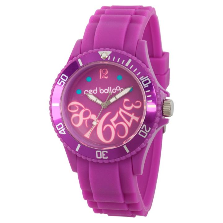 Women's Red Balloon Purple Plastic Watch - Purple
