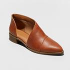 Women's Wenda Microsuede Wide Width Cut Out Bootie - Universal Thread Tan
