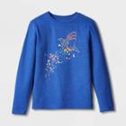 Boys' 'abstract Shark' Long Sleeve Graphic T-shirt - Cat & Jack Blue