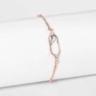 Howlite Stone Rose Gold Bolo Bracelet - A New Day White, Women's