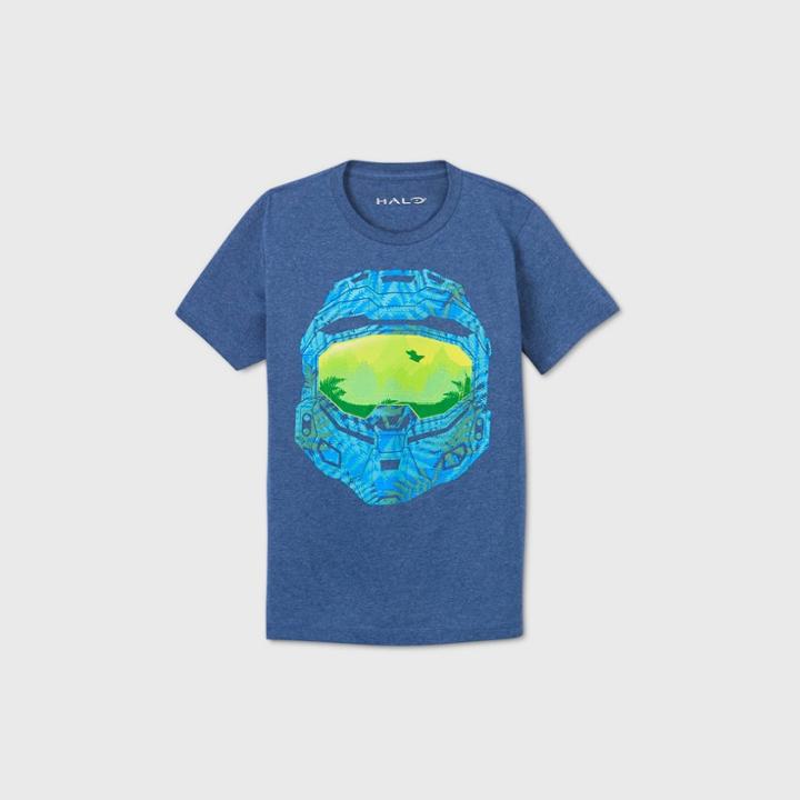 Boys' Short Sleeve Halo Graphic T-shirt - Gray